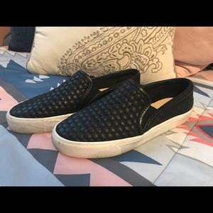 Vince Camuto leather slip-on sneakers
